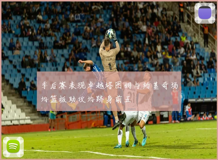 季后赛表现卓越塔图姆与约基奇场均篮板助攻均跻身前五